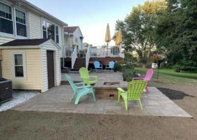 Tiered Patio & Fire Pit
