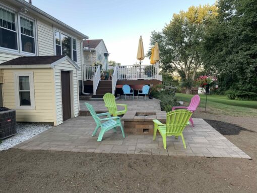 Tiered Patio & Fire Pit